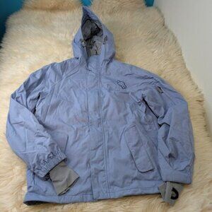 Romp Snowwear 180 Switch Light Blue Ski Snowboard Jacket Women Size L